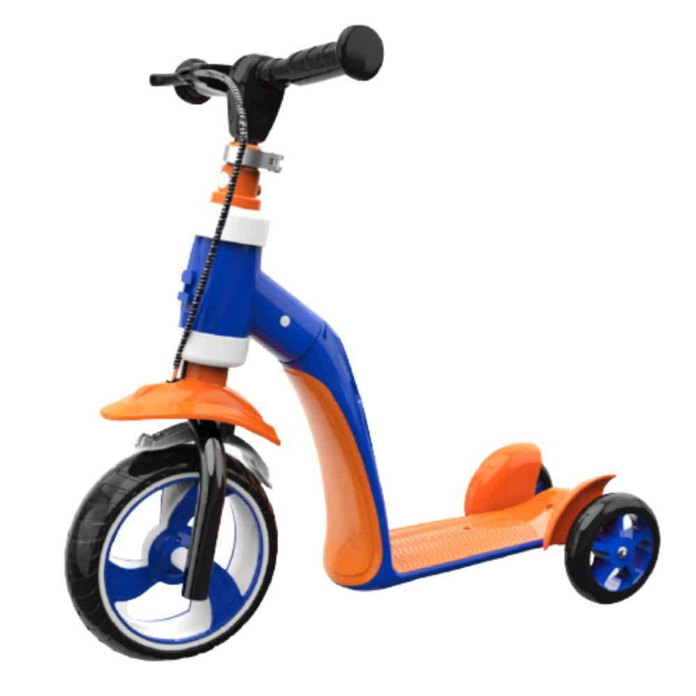 Scooter Infantil Bicolor con Frenos Azul-0