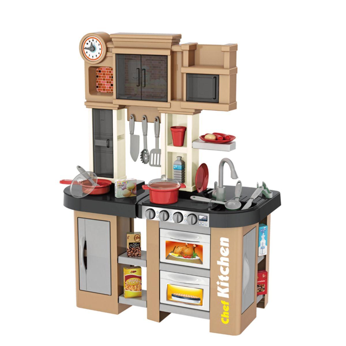 Cocina de Juguete Didáctica Realista Beige-0