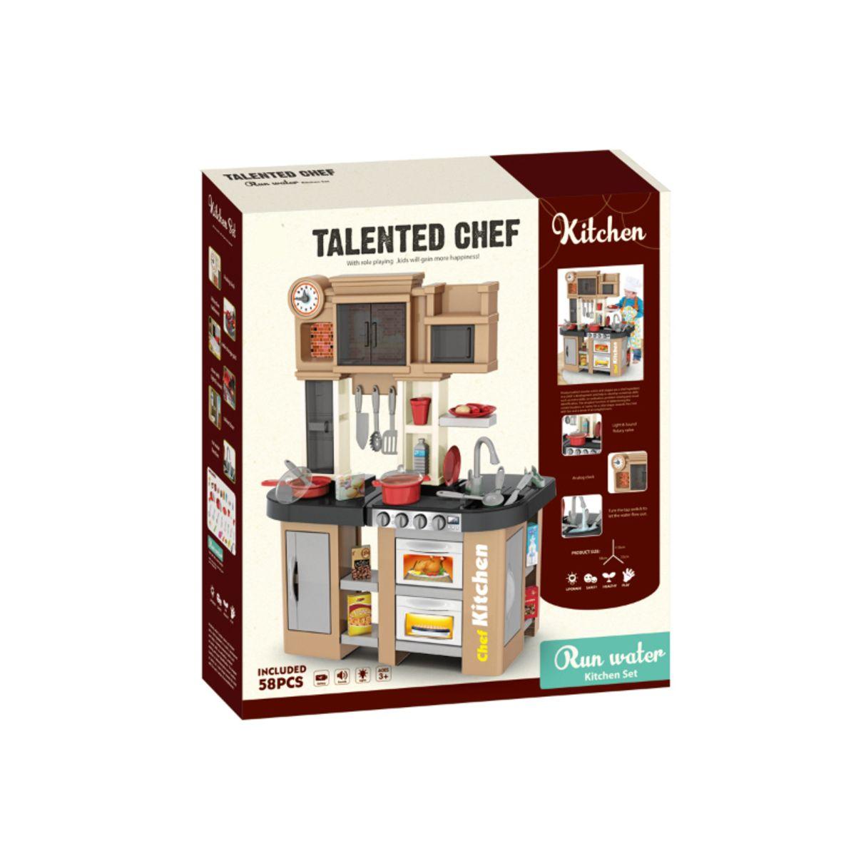 Cocina de Juguete Didáctica Realista Beige-2