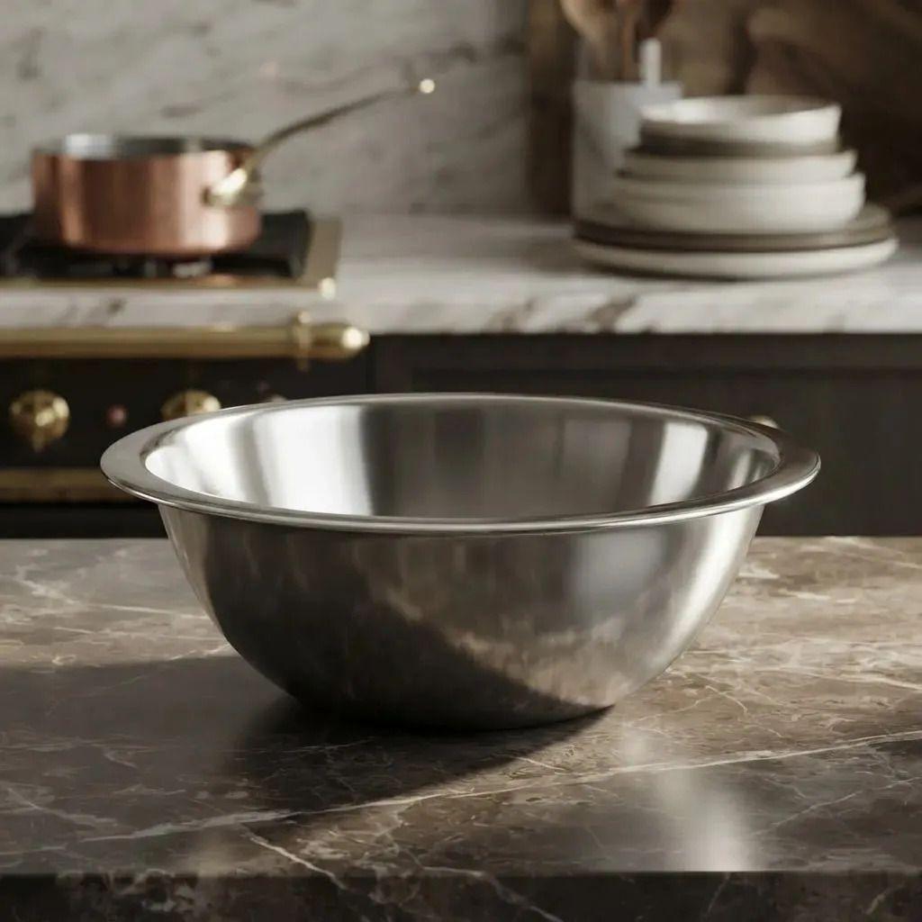 Bowl Acero Inoxidable Cuiner 20cm 1 Litro Lavavajillas Plateado-1