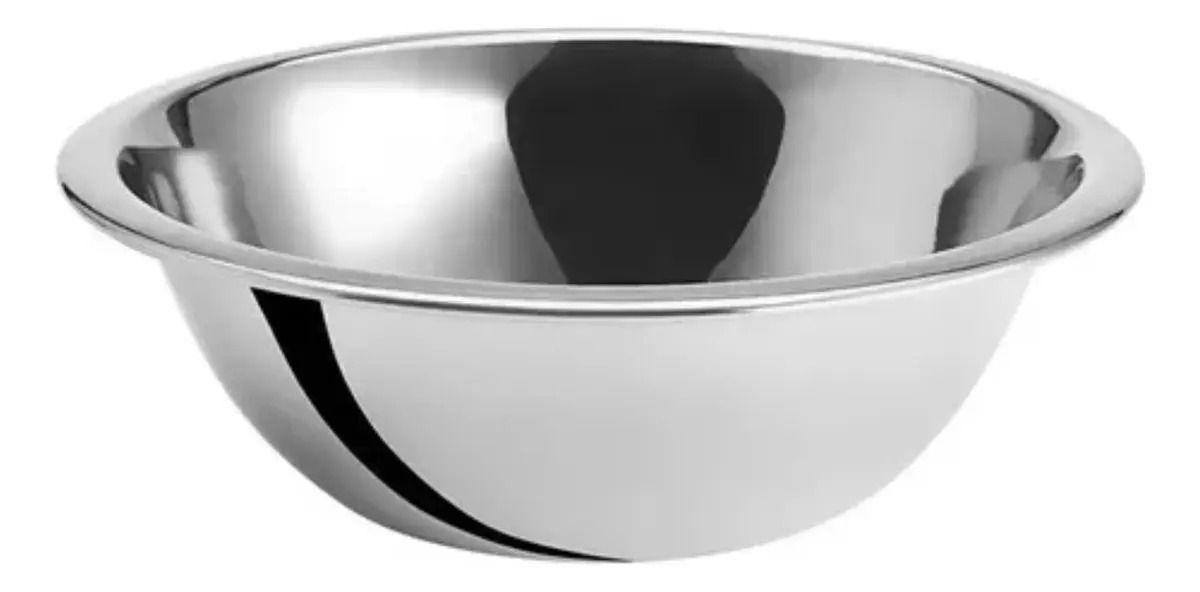 Bowl Acero Inoxidable Cuiner 20cm 1 Litro Lavavajillas Plateado-2