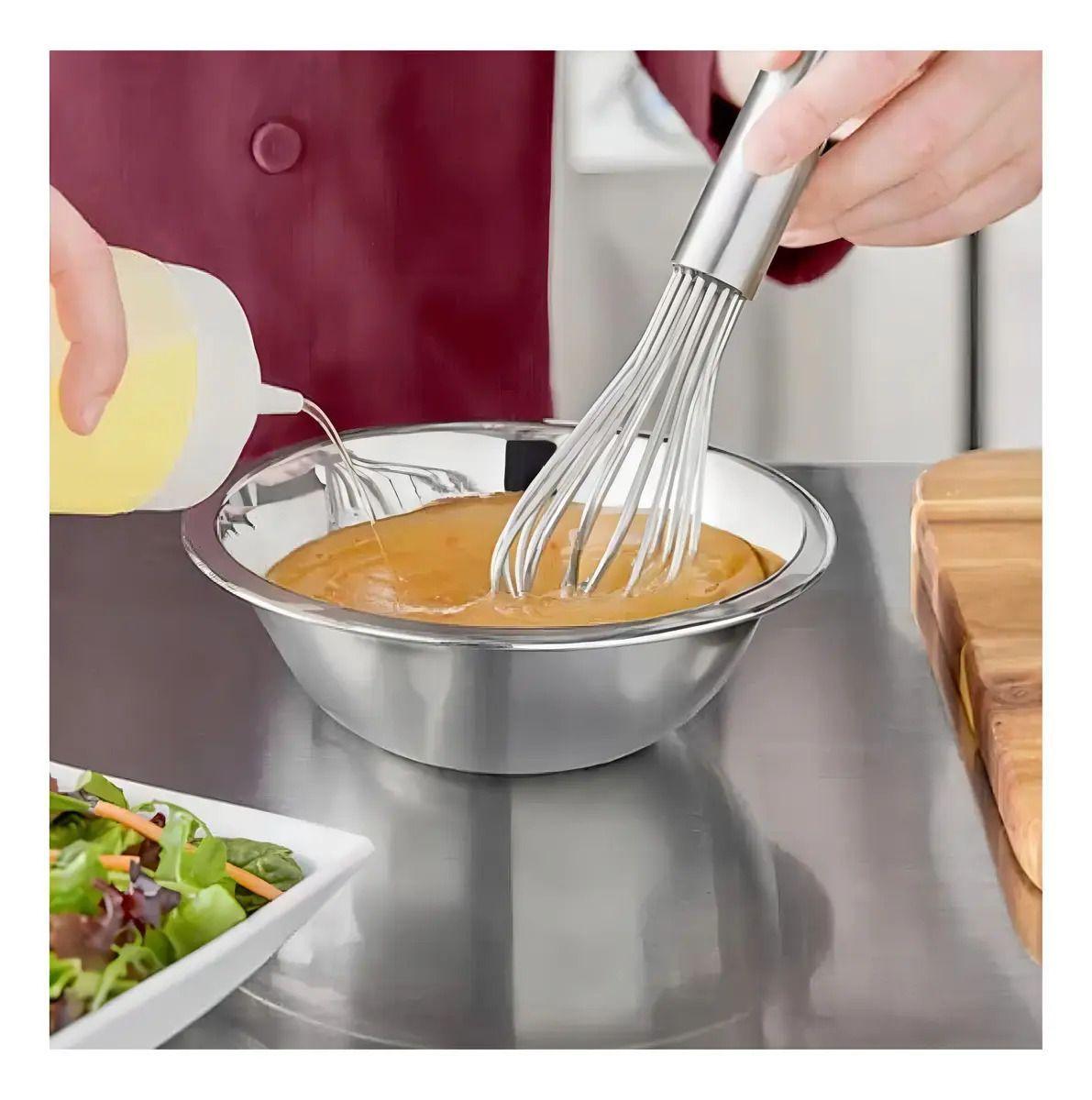 Bowl Acero Inoxidable Cuiner 20cm 1 Litro Lavavajillas Plateado-3