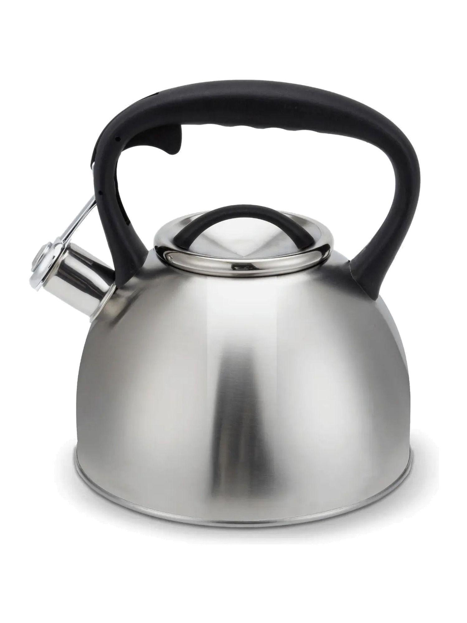 Tetera Silbadora Acero Inoxidable 3 L Para Cocina Gris-0