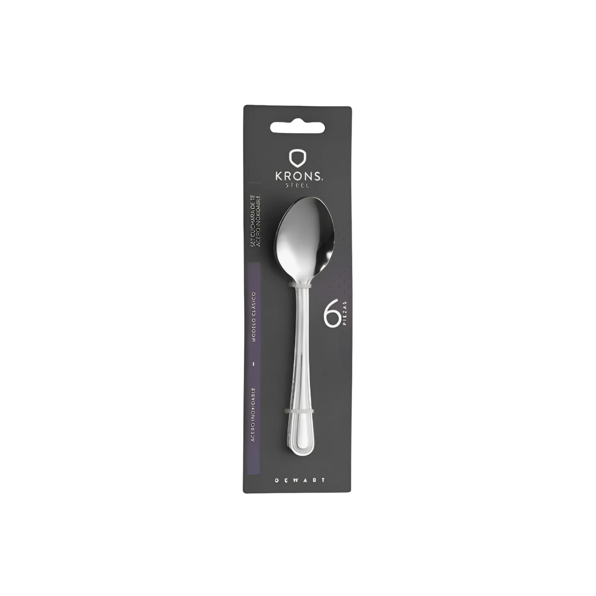 Blister Cucharas Sopa Perlado 6 Piezas Krons-1