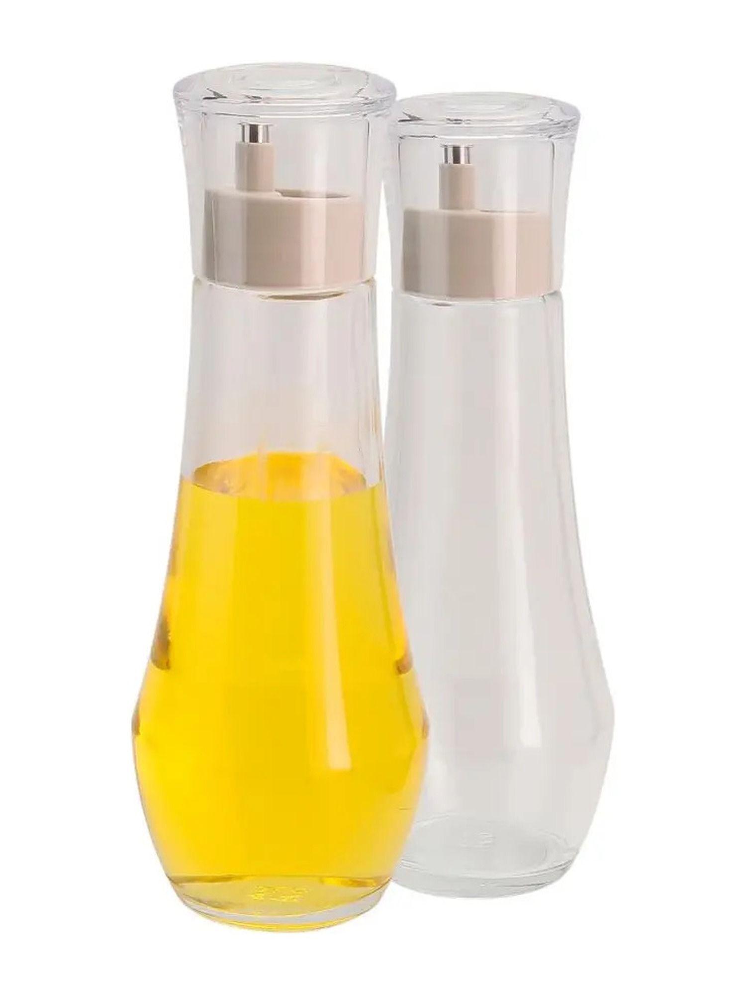 Alcuza Aceitera Y Vinagrera Set 2 Botellas De Vidrio 270 Ml-0