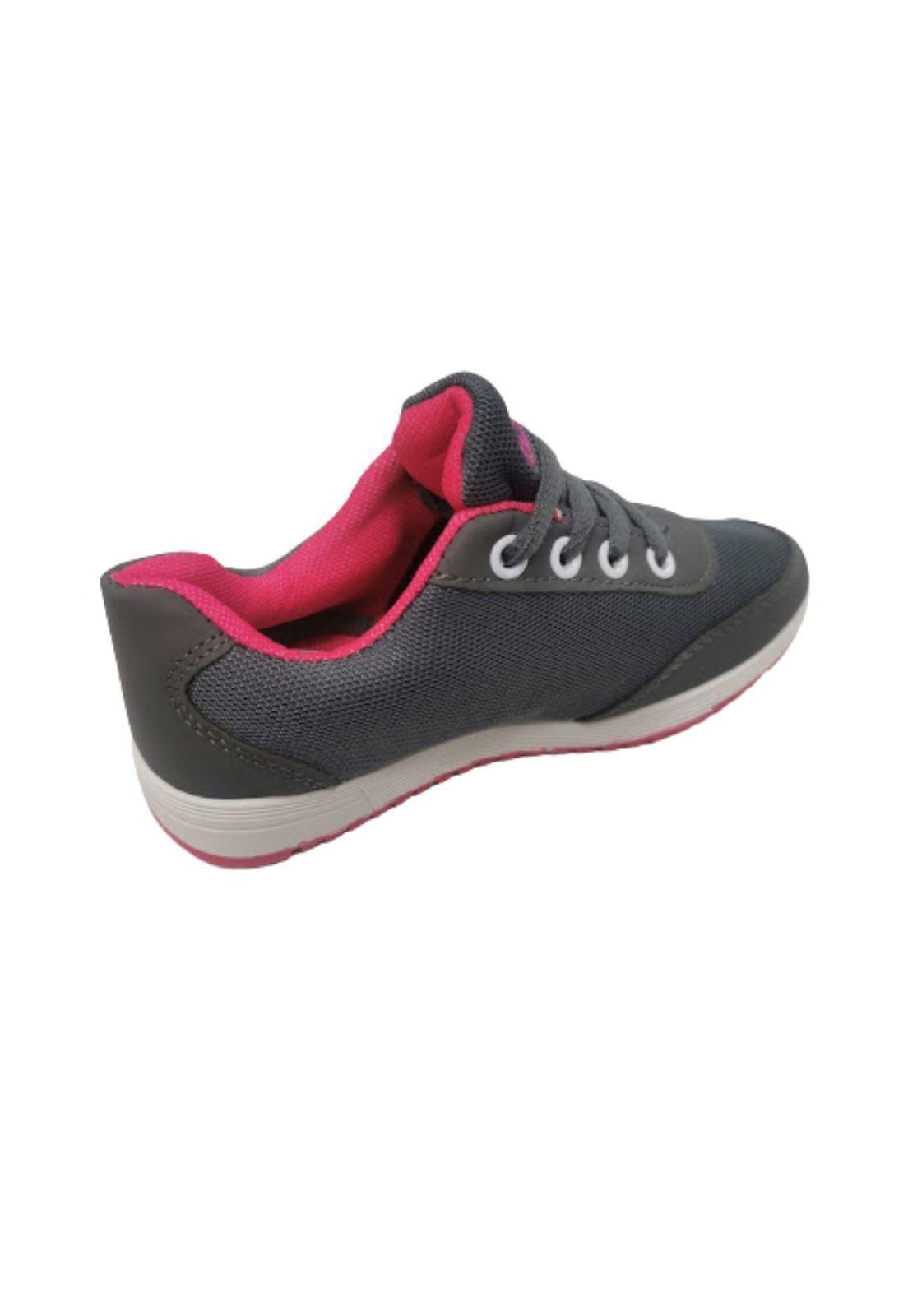 Zapatilla Deportiva Unicornio Gris Niña-0