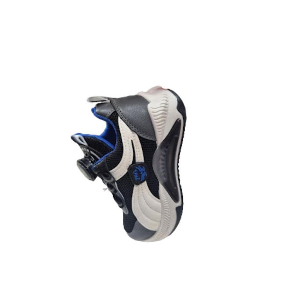 Zapatilla Urbana Niño Negro Azul-2