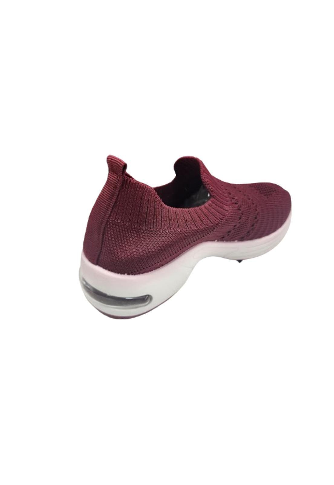 Zapatilla Unisex Burdeo Infantil-2