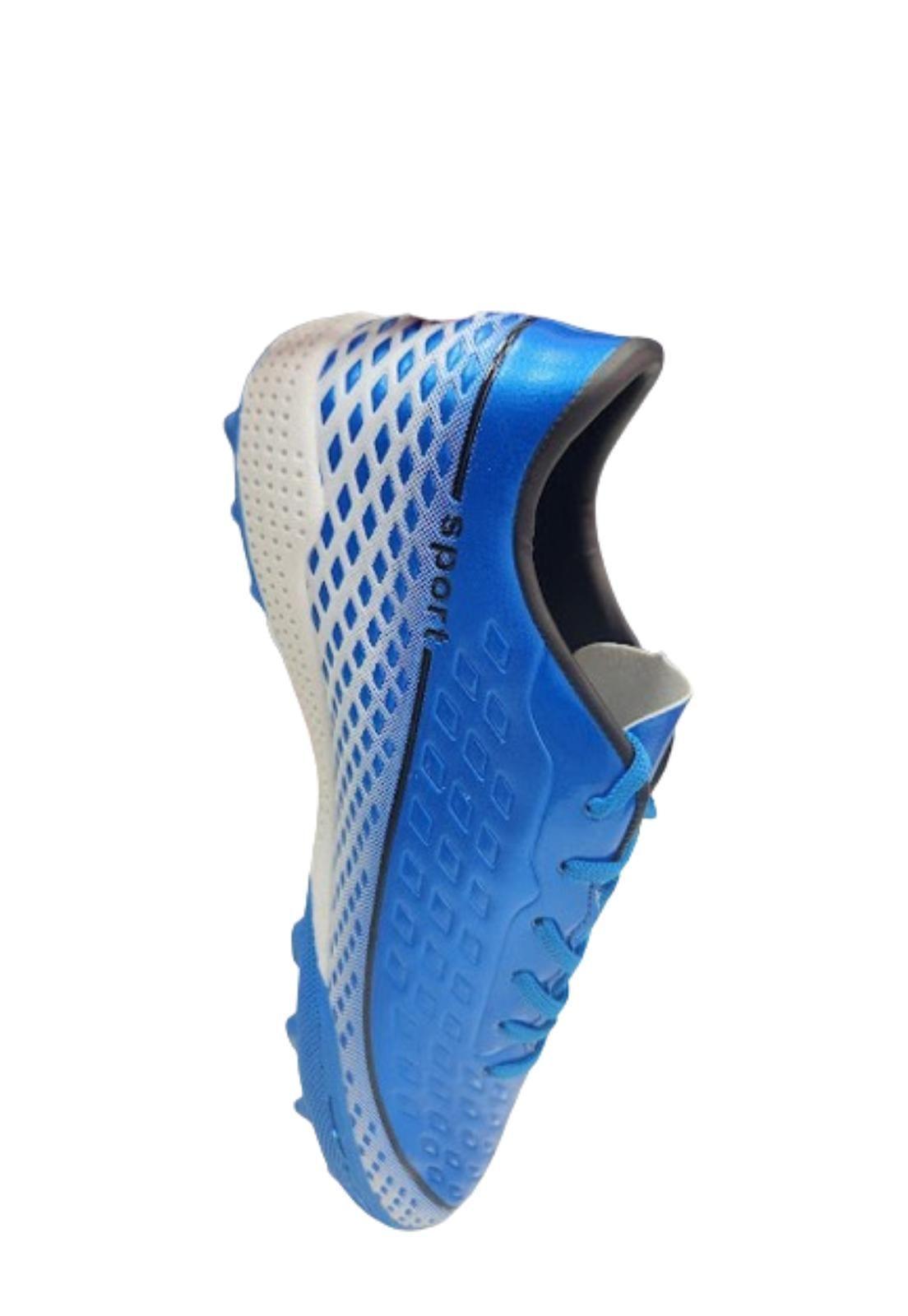 Zapatilla Baby Fútbol Hombre Azul -3