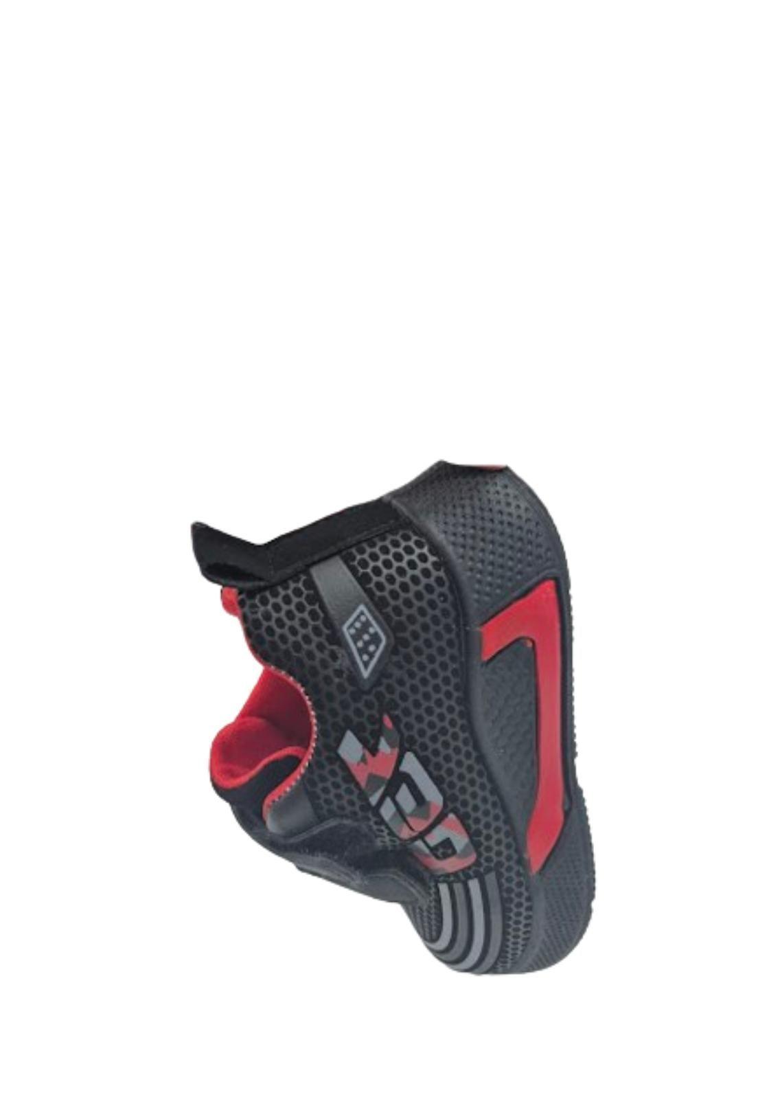 Zapatilla Urbana Rojo Velcro Doble Velcro-3