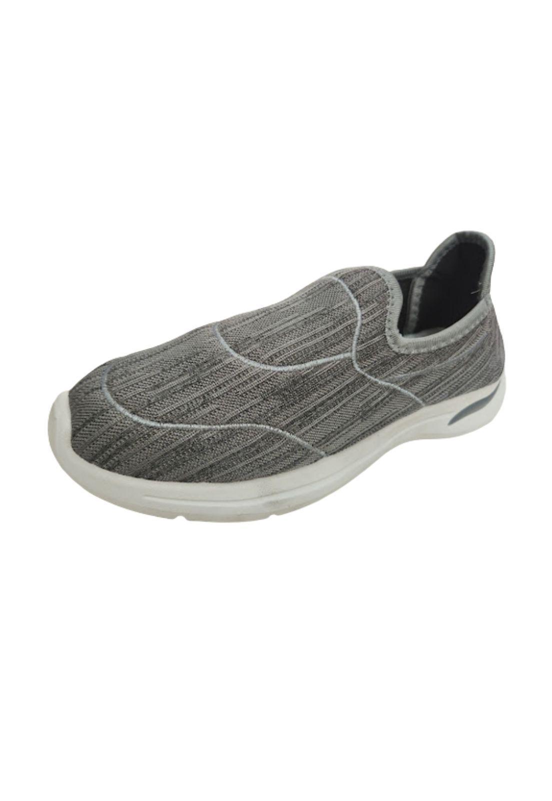 Zapatilla Hombre Gris Casual-0