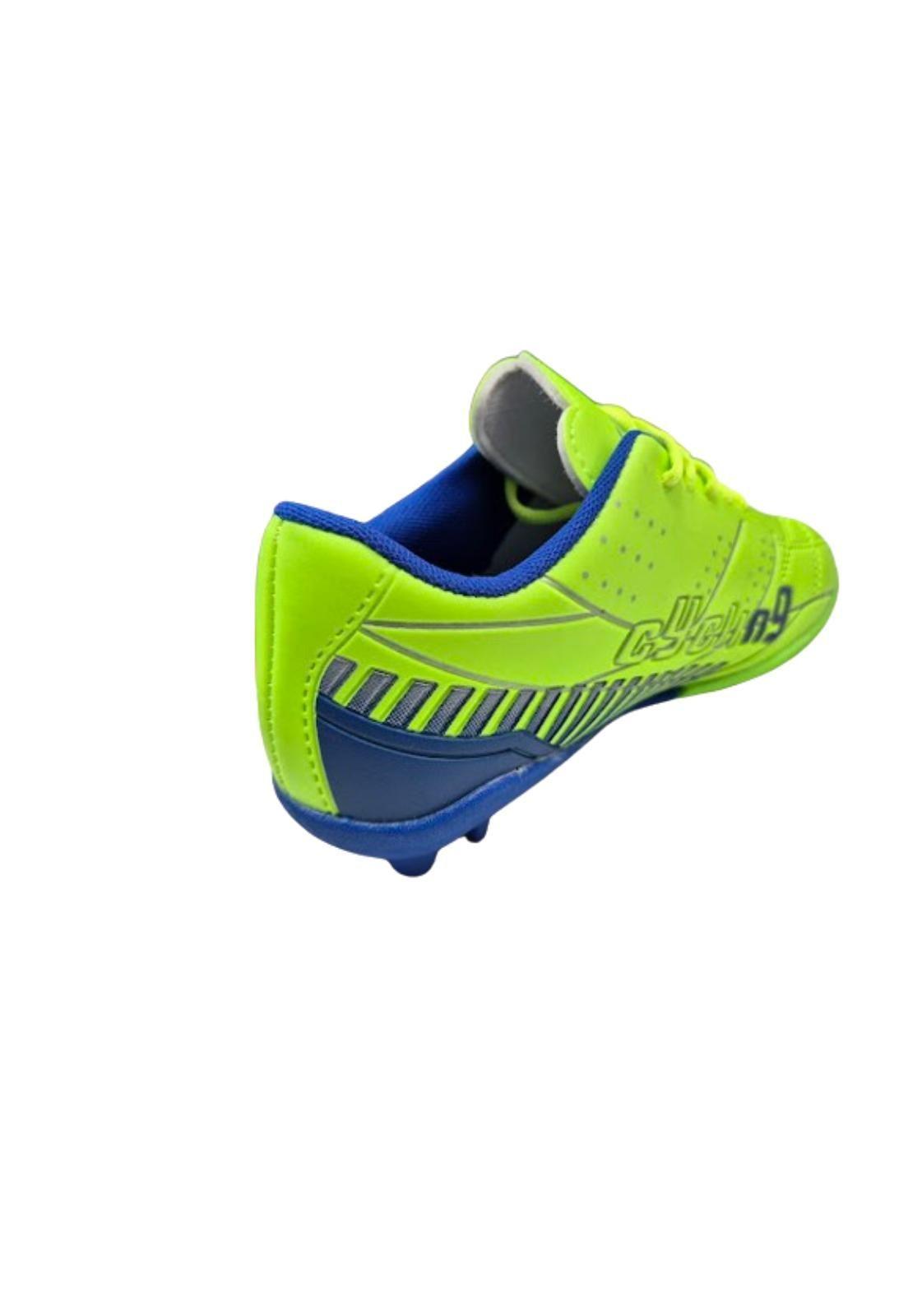Zapatilla de Fútbol Verde Claro Niño-1