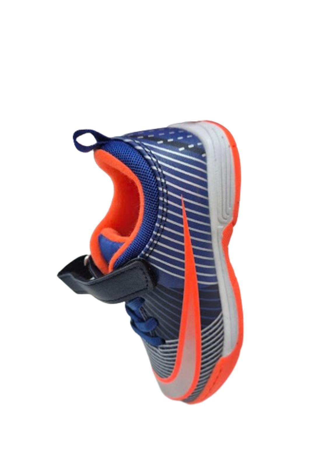 Zapatilla Deportiva Niño Naranjo Velcro-2