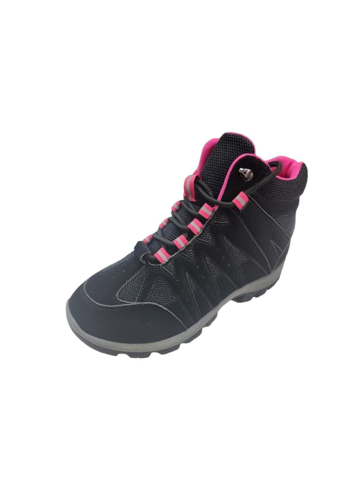 Botín Outdoor Mujer Fucsia Trekking-0