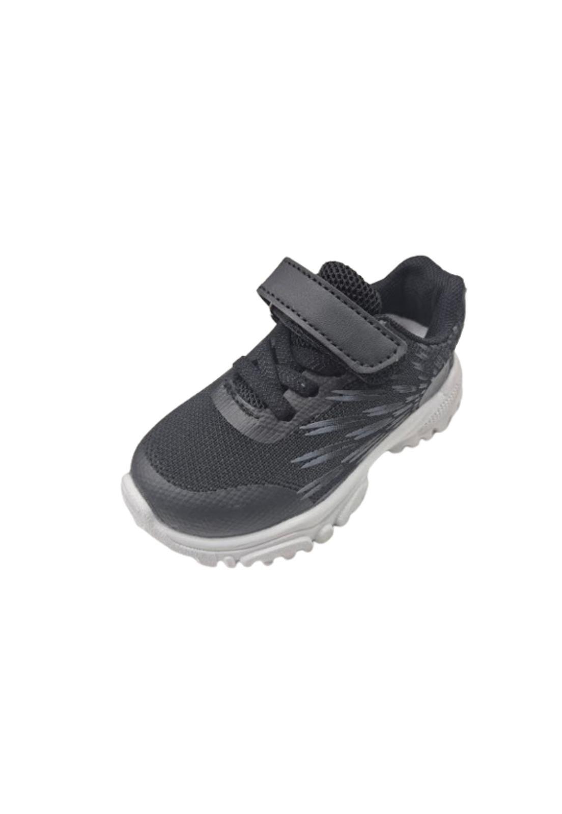 Zapatilla Deportiva Niño Negro Velcro kids-0