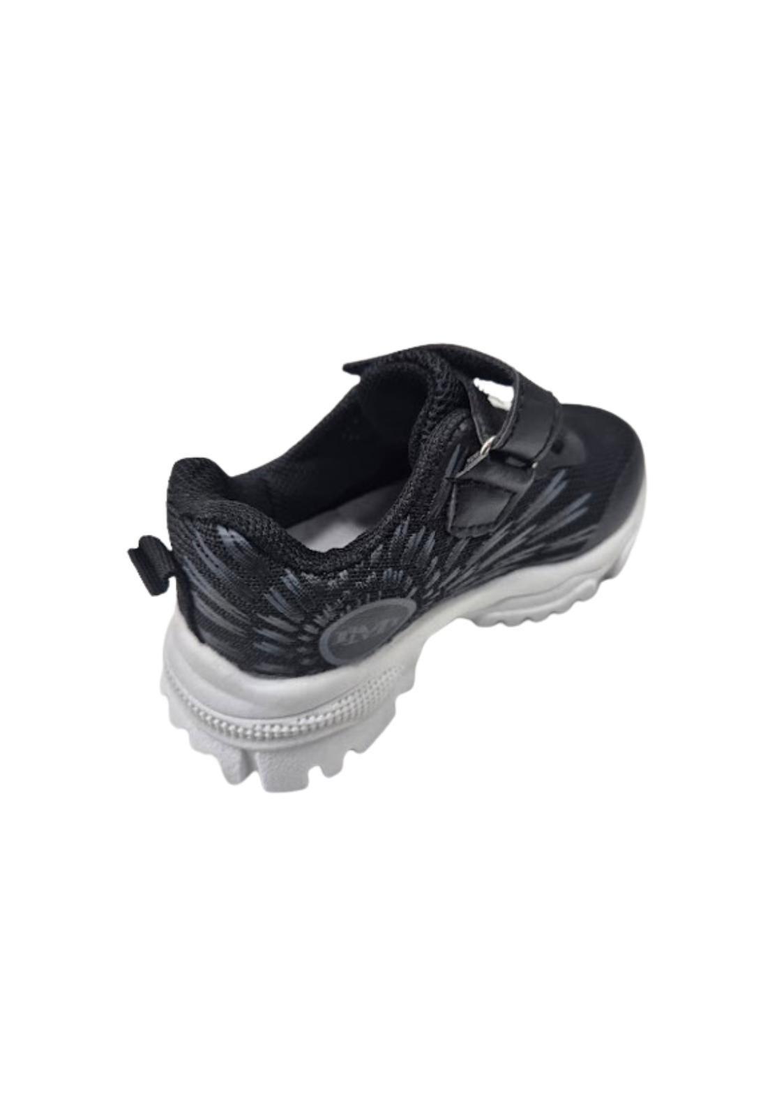 Zapatilla Deportiva Niño Negro Velcro kids-3