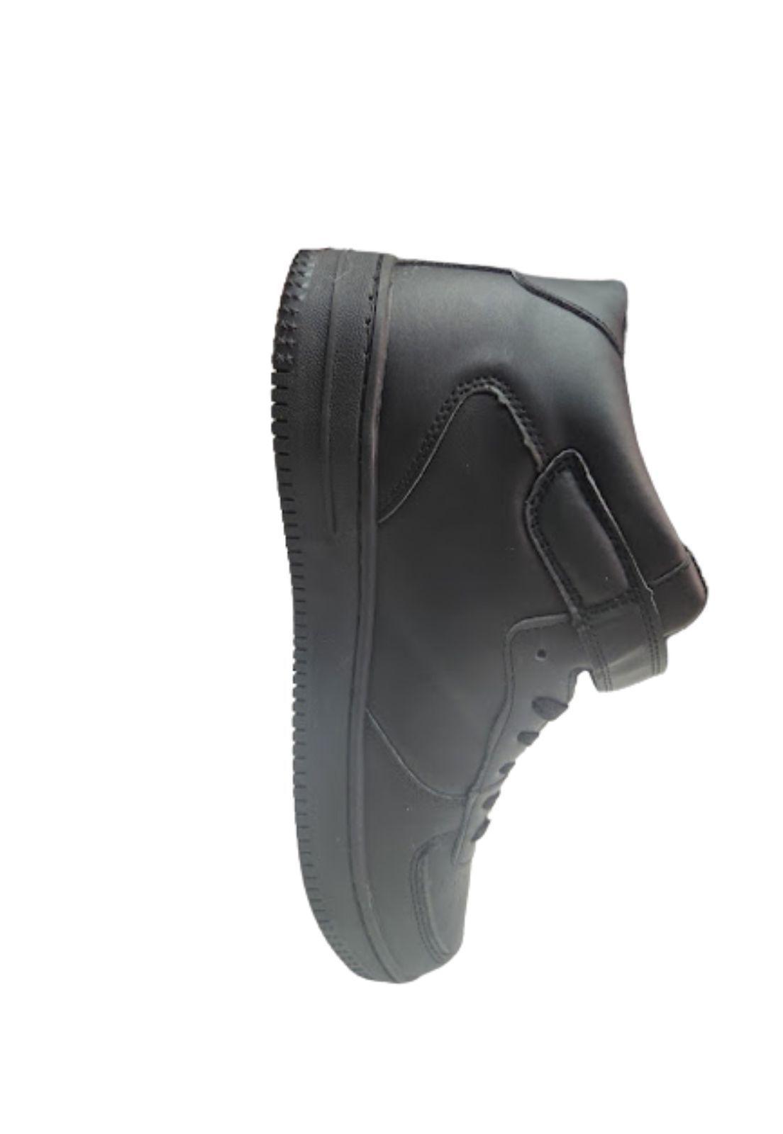 Botín Hombre Negro Velcro-2