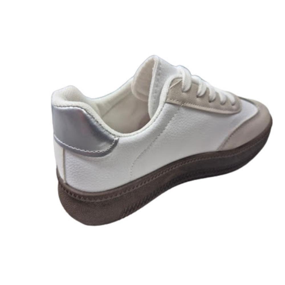Zapatilla Urbana Mujer Casual Blanco-2