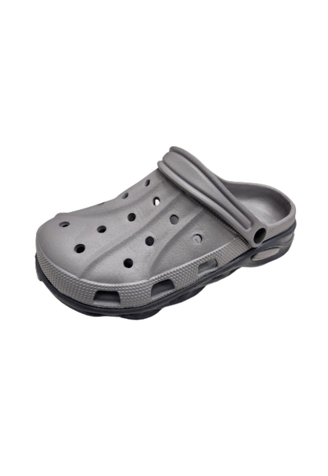 Sandalia Hombre Gris Antideslizante-0