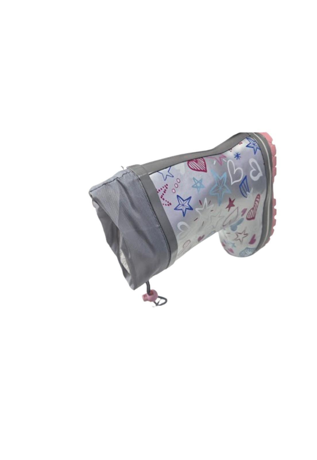 Bota de Agua Rosado Niña Invierno-3