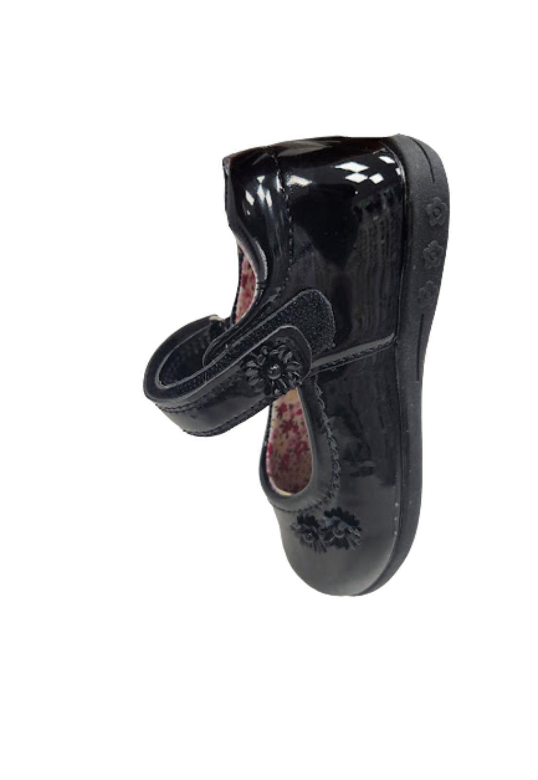 Zapato de Vestir Charol Negro Niña-1