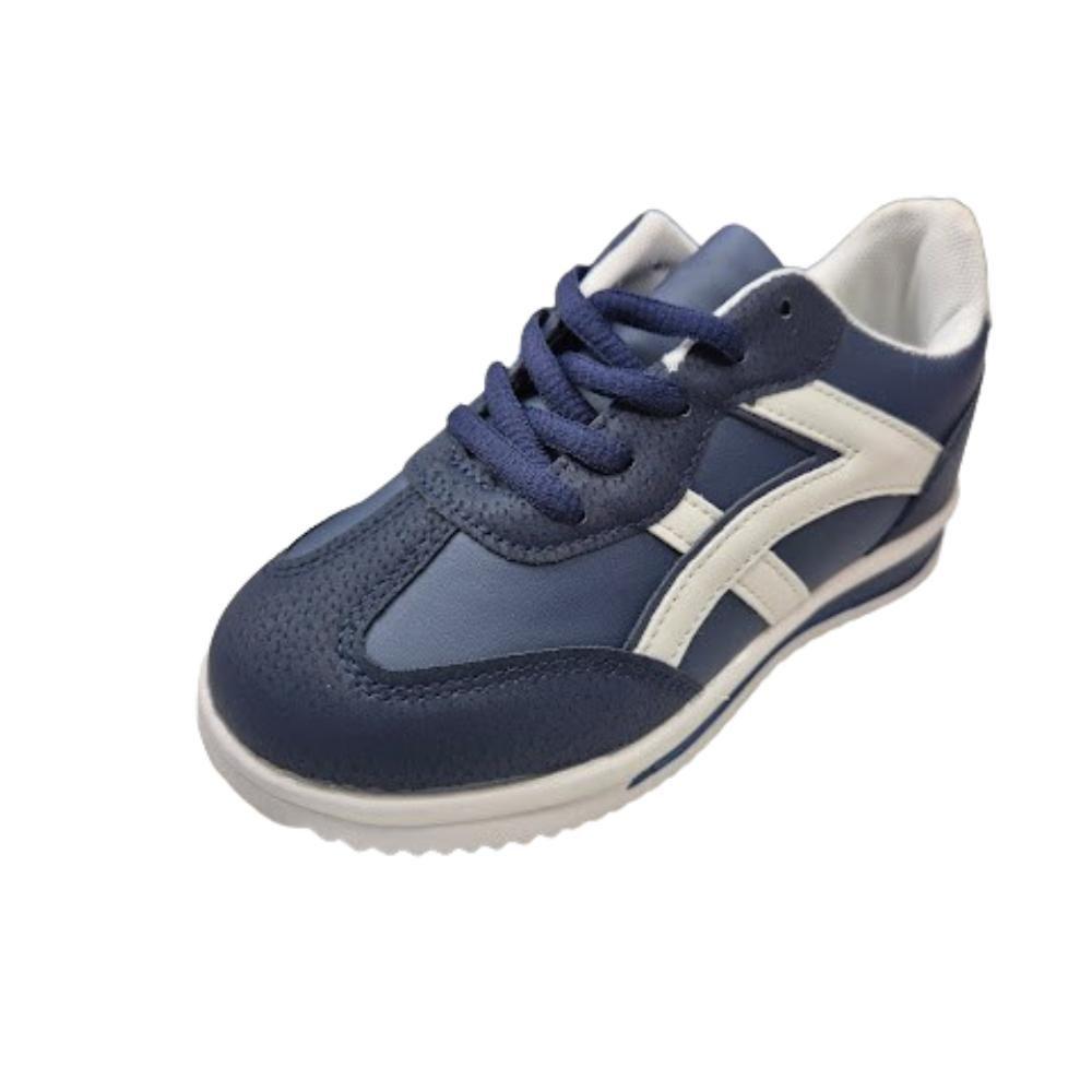 Zapatilla Deportiva Niño Azul Blanco-0