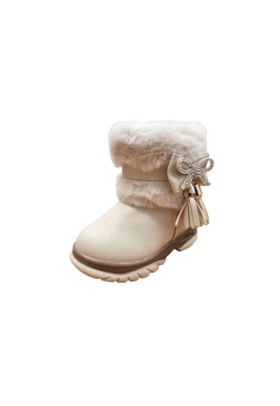 Bota de Invierno Niña Beige-0