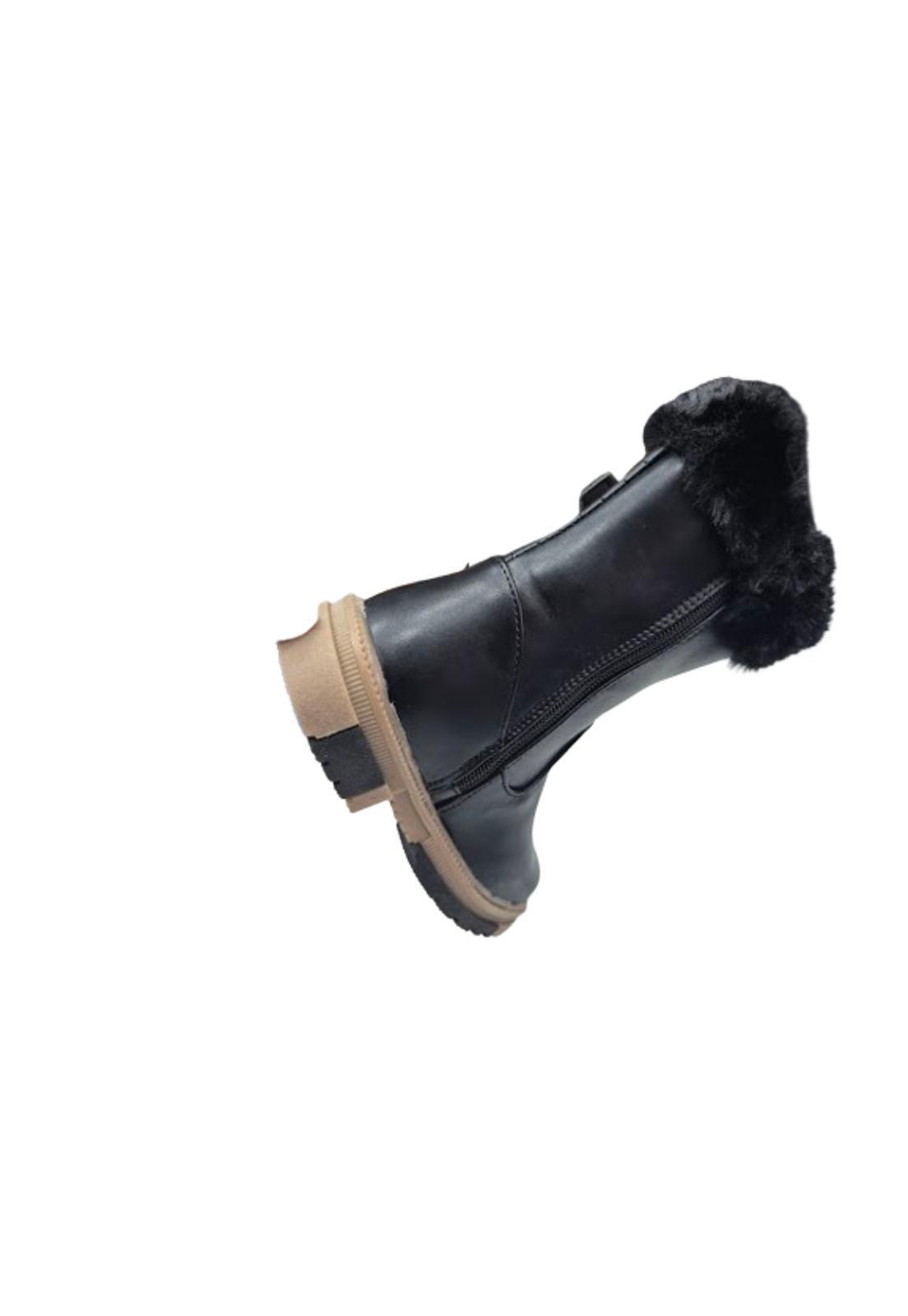 Bota de Invierno Niña Negro Vinnys Outlet-1