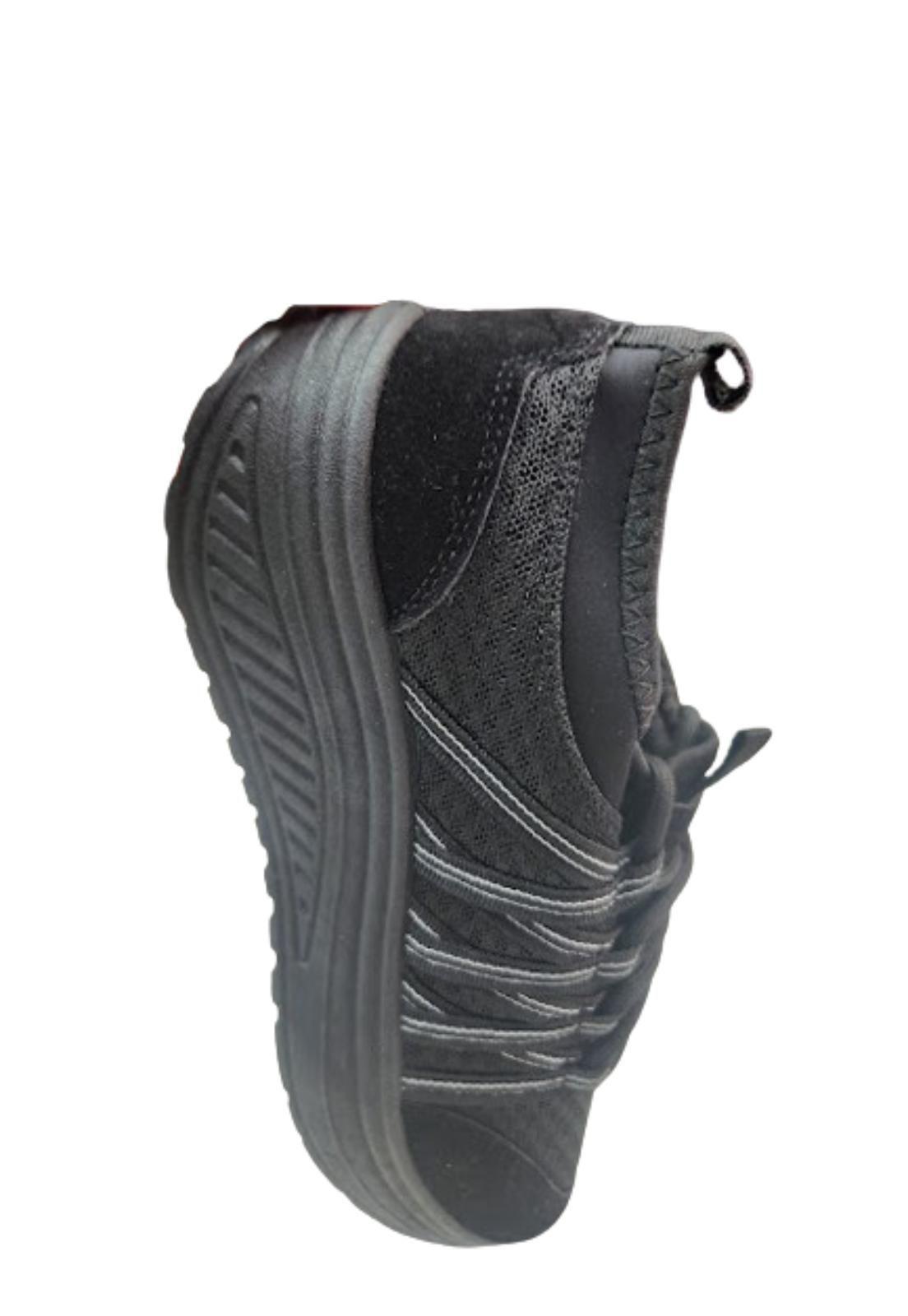 Zapatilla Urbana Mujer Negro Transpirable-2