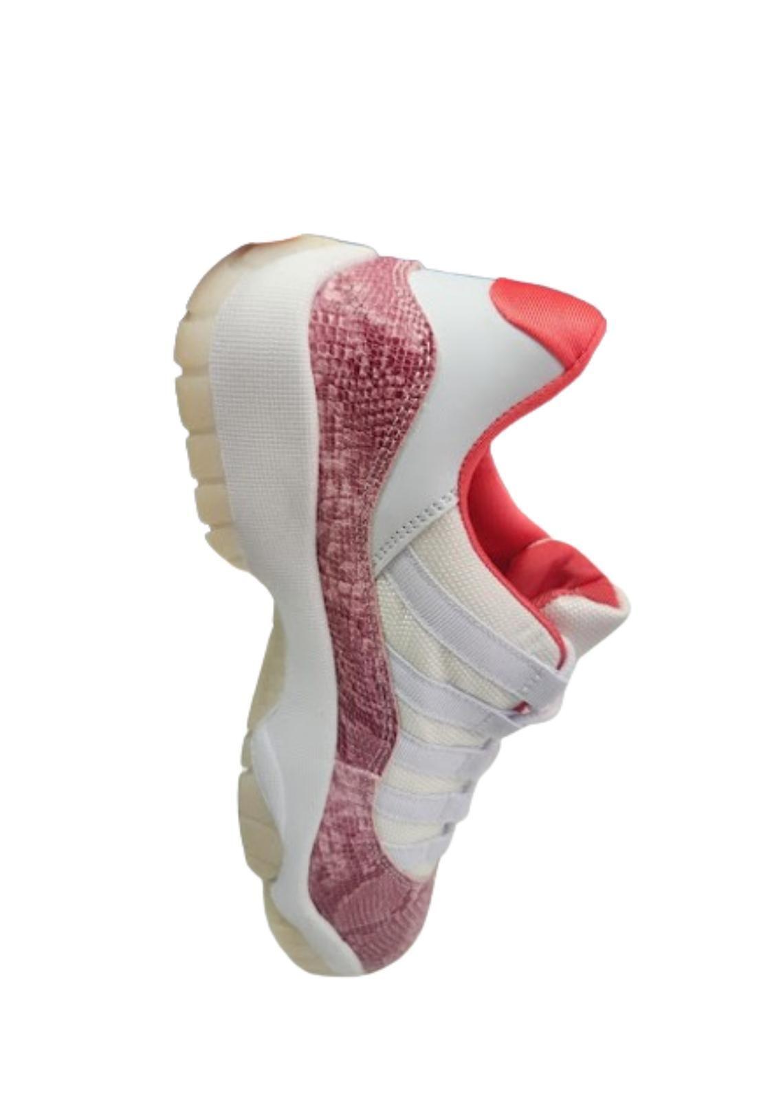 Zapatilla Urbana Mujer Blanco Rosa-2