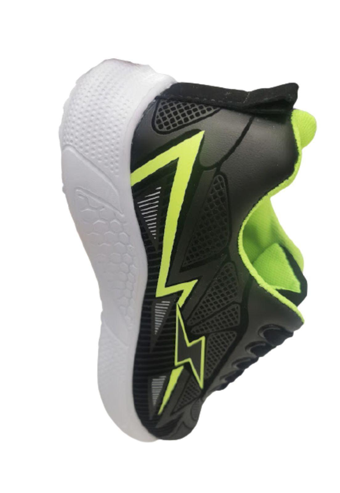 Zapatillas Urbanas Verde Cordones-3