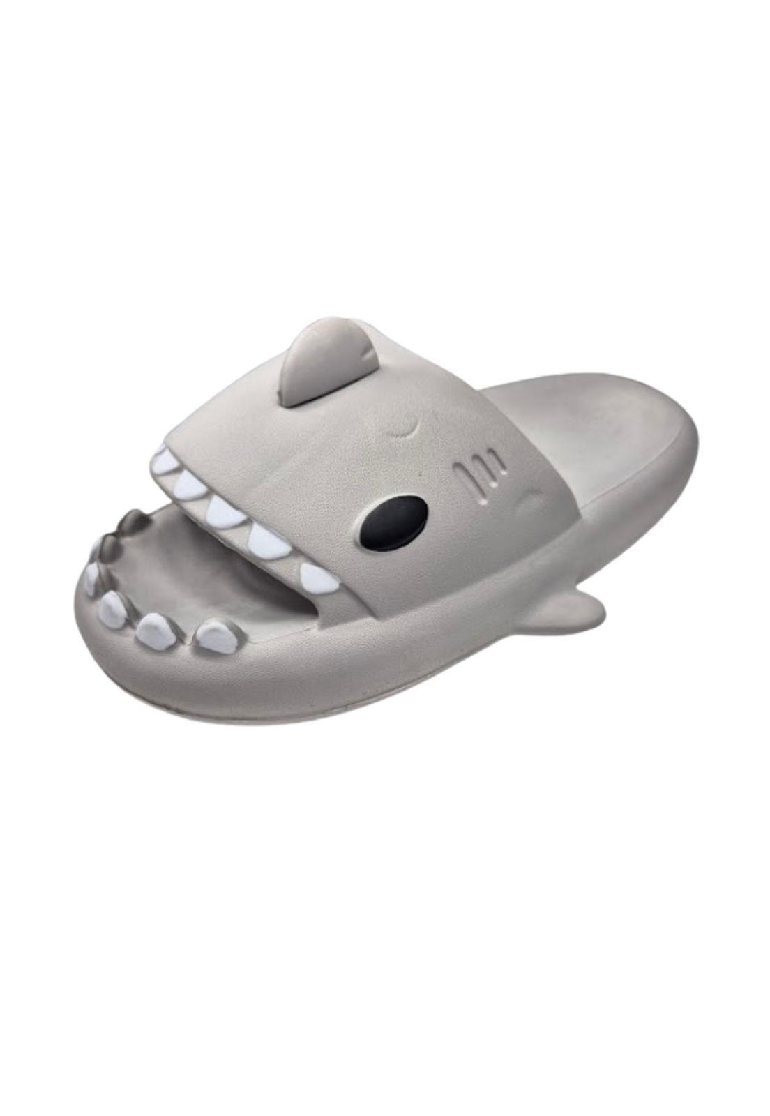 Sandalia Slide Tiburón Hombre Beige-0