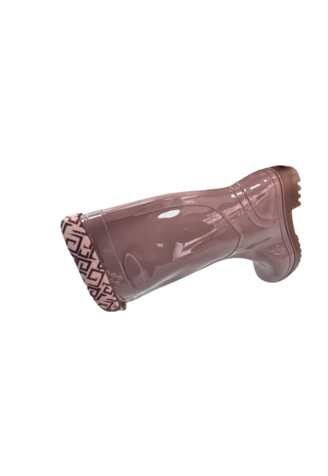 Bota de Agua Lluvia Beige Mujer-2