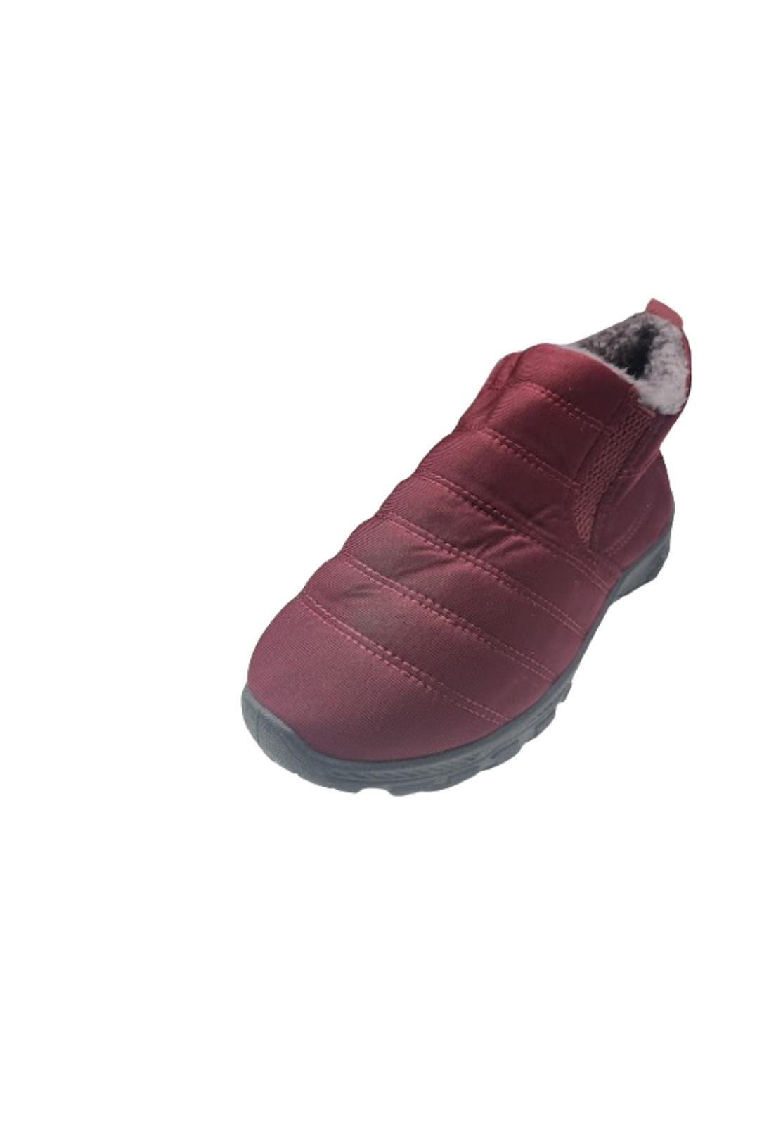 Zapatilla Pantufla Burdeo Mujer-0
