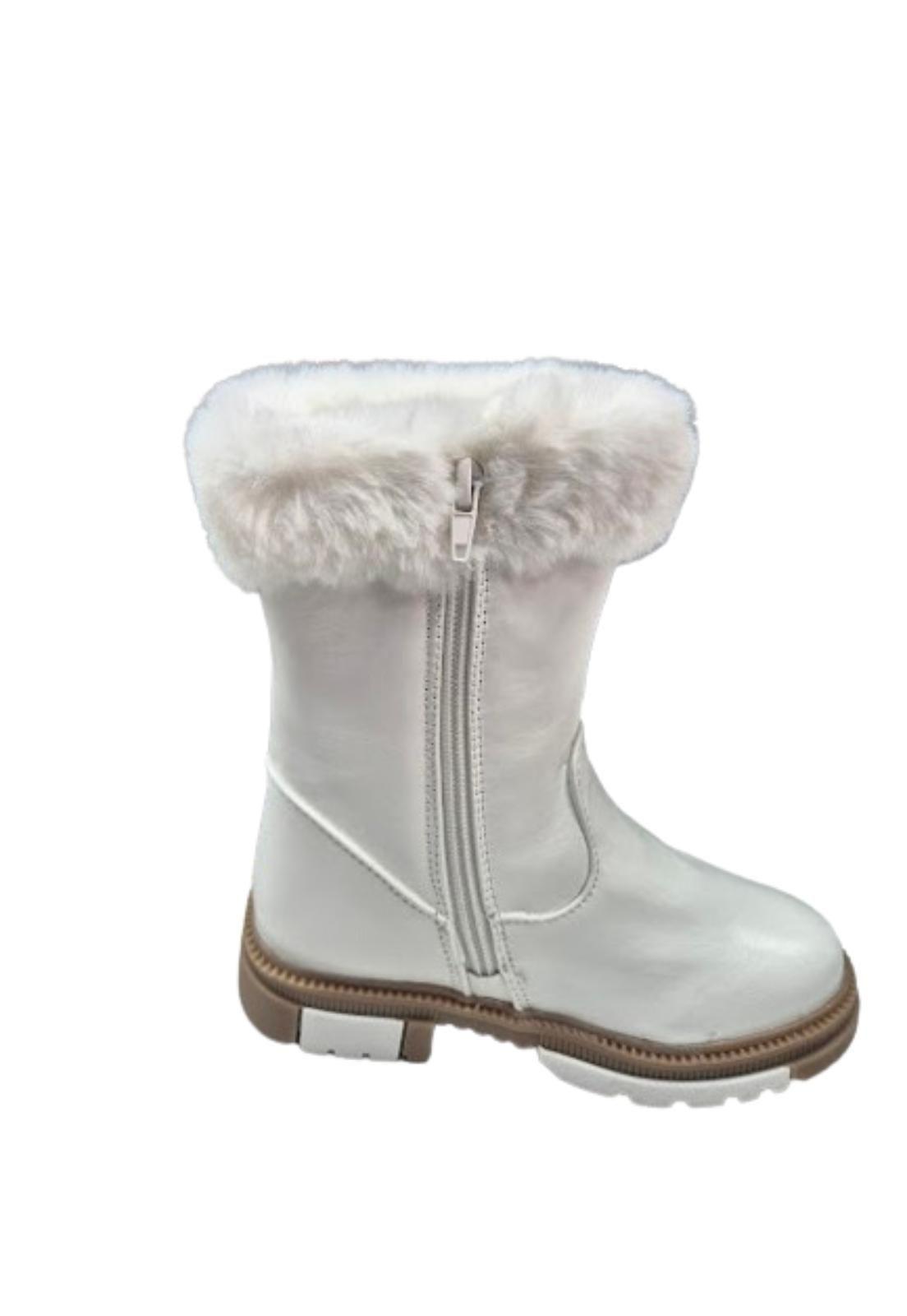Bota de Invierno Blanco Niña-1
