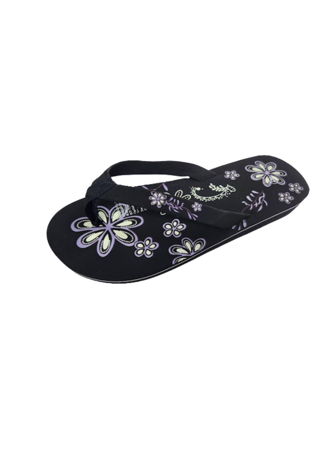 Sandalia Hawaiana Morado Mujer-0
