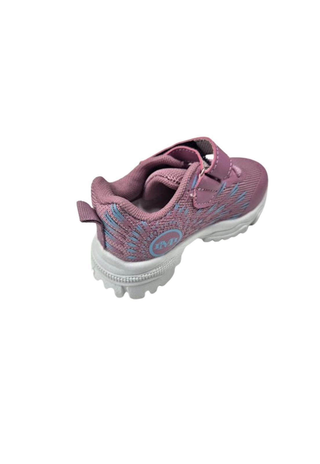 Zapatilla Deportiva Velcro Rosado Niña-1