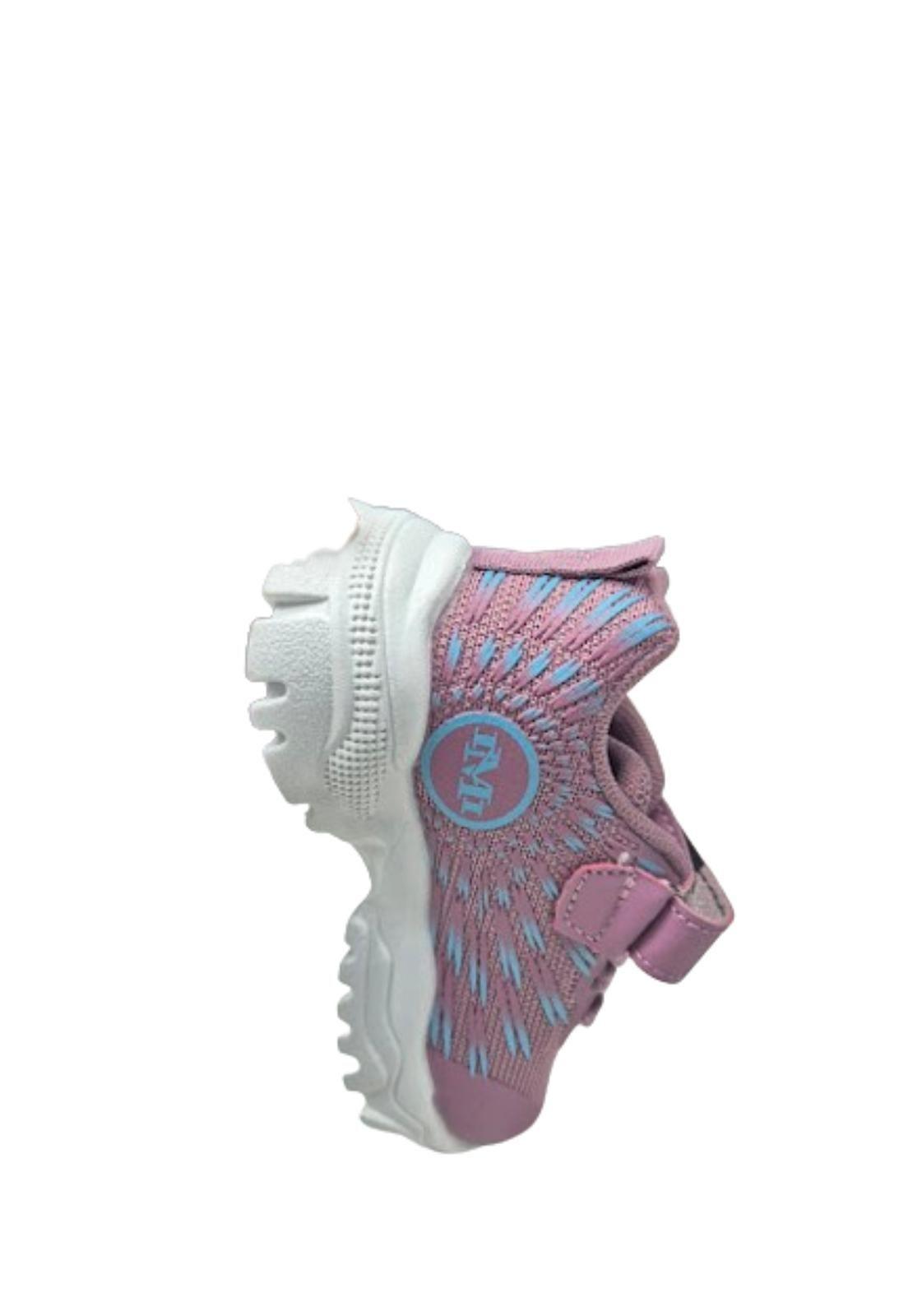 Zapatilla Deportiva Velcro Rosado Niña-2