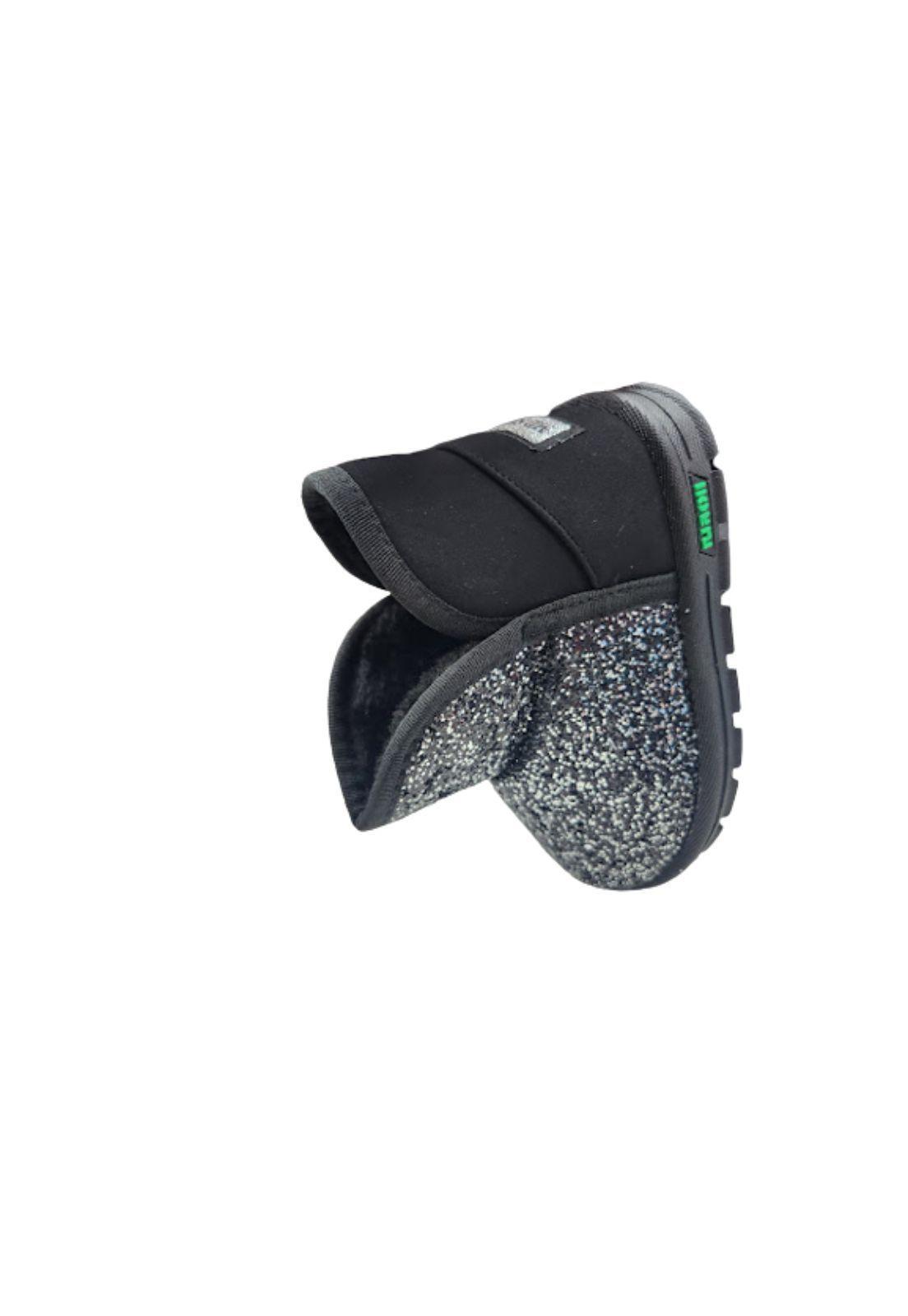 Bota Brillante Negro Niña-2