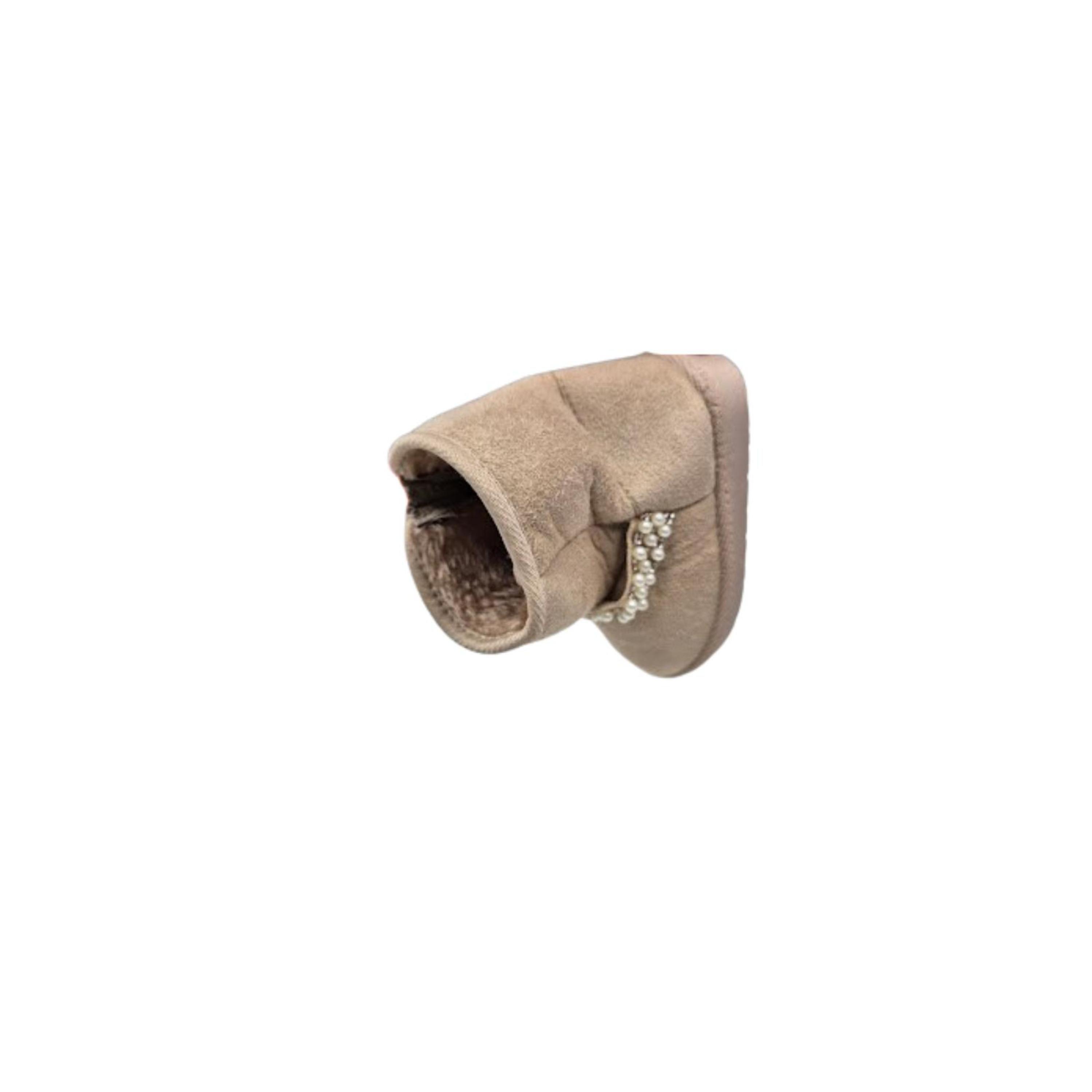 Botita Perlita Beige Niña Chiporro-1