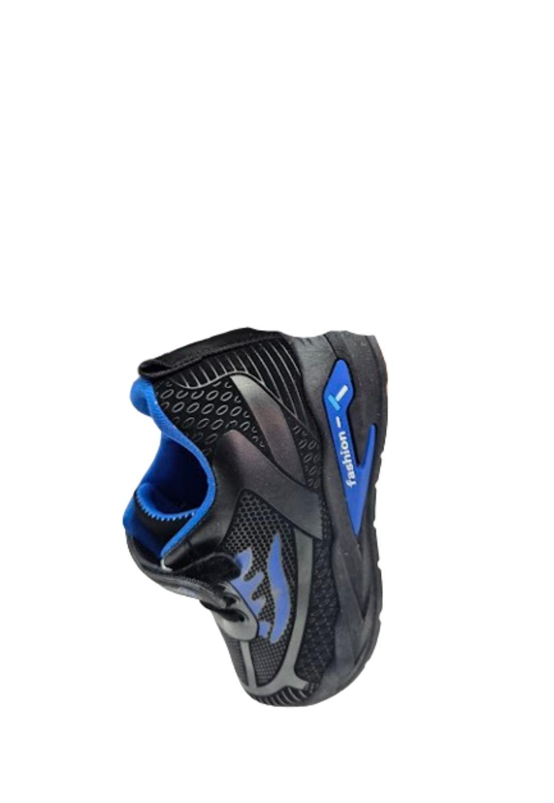 Zapatilla Urbana Velcro Negro Niño-2