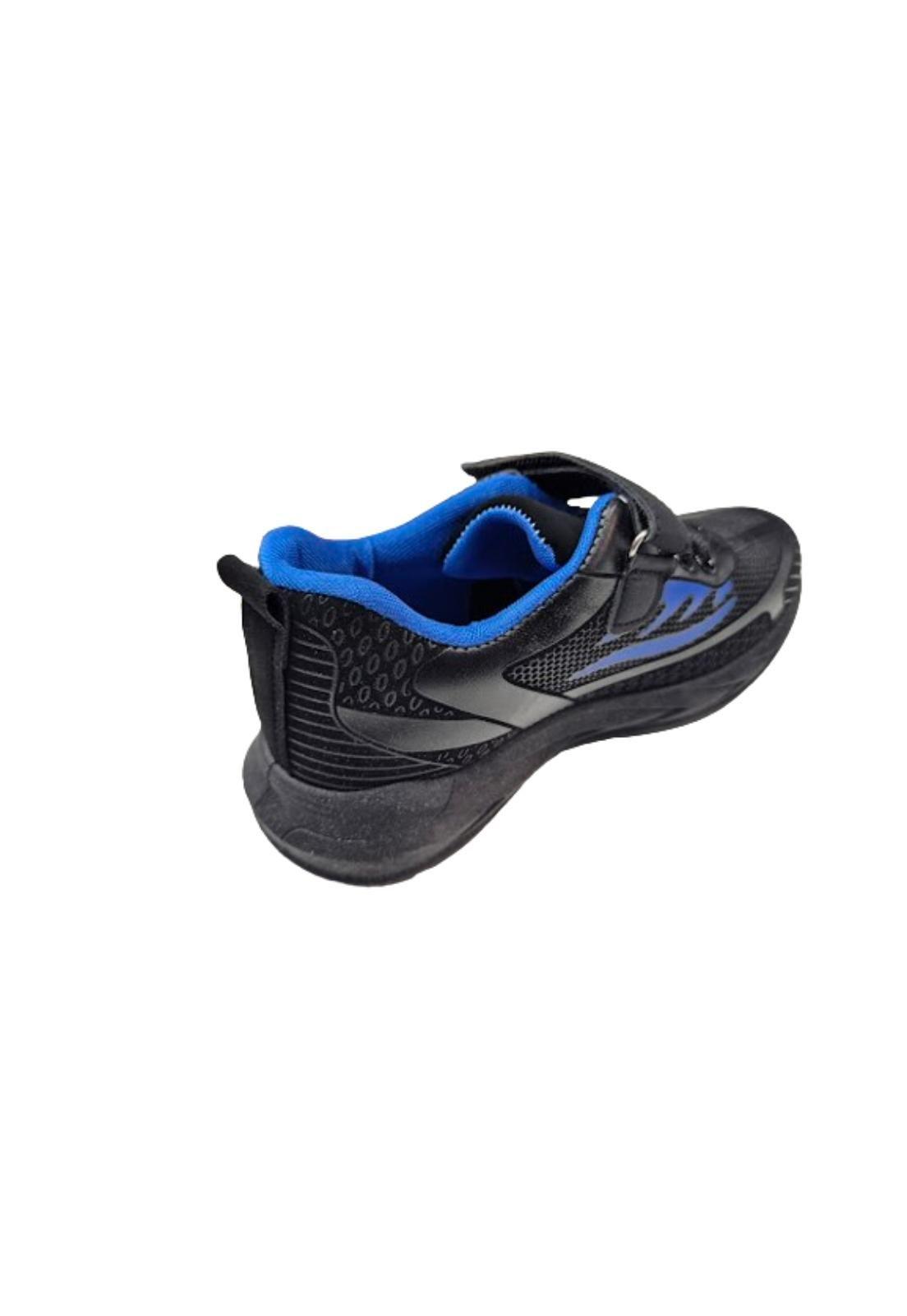 Zapatilla Urbana Velcro Negro Niño-3