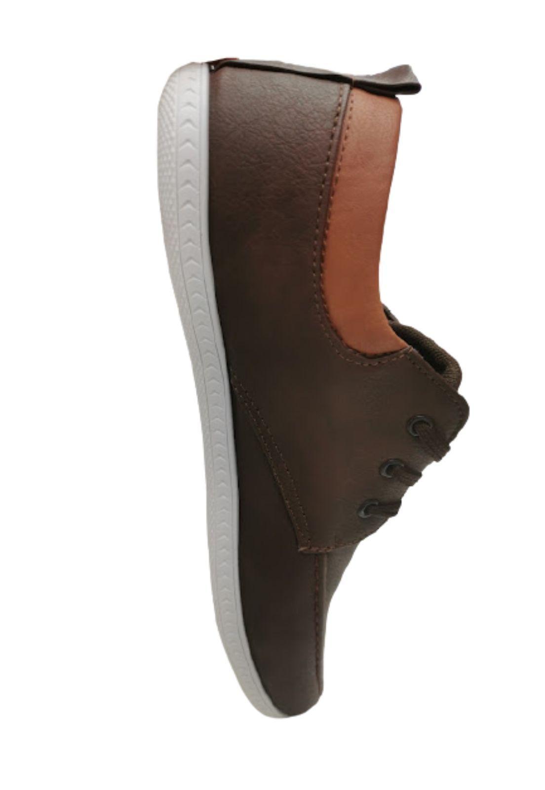 Zapato Hombre Casual Marron-0