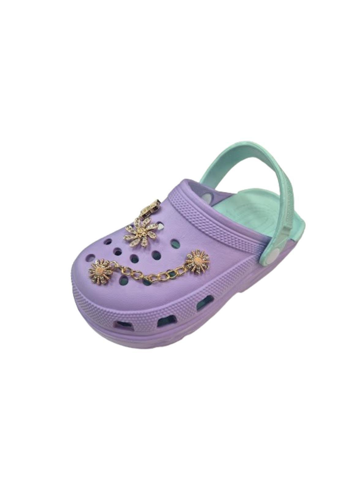 Sandalia Brillante Mujer Morado-0
