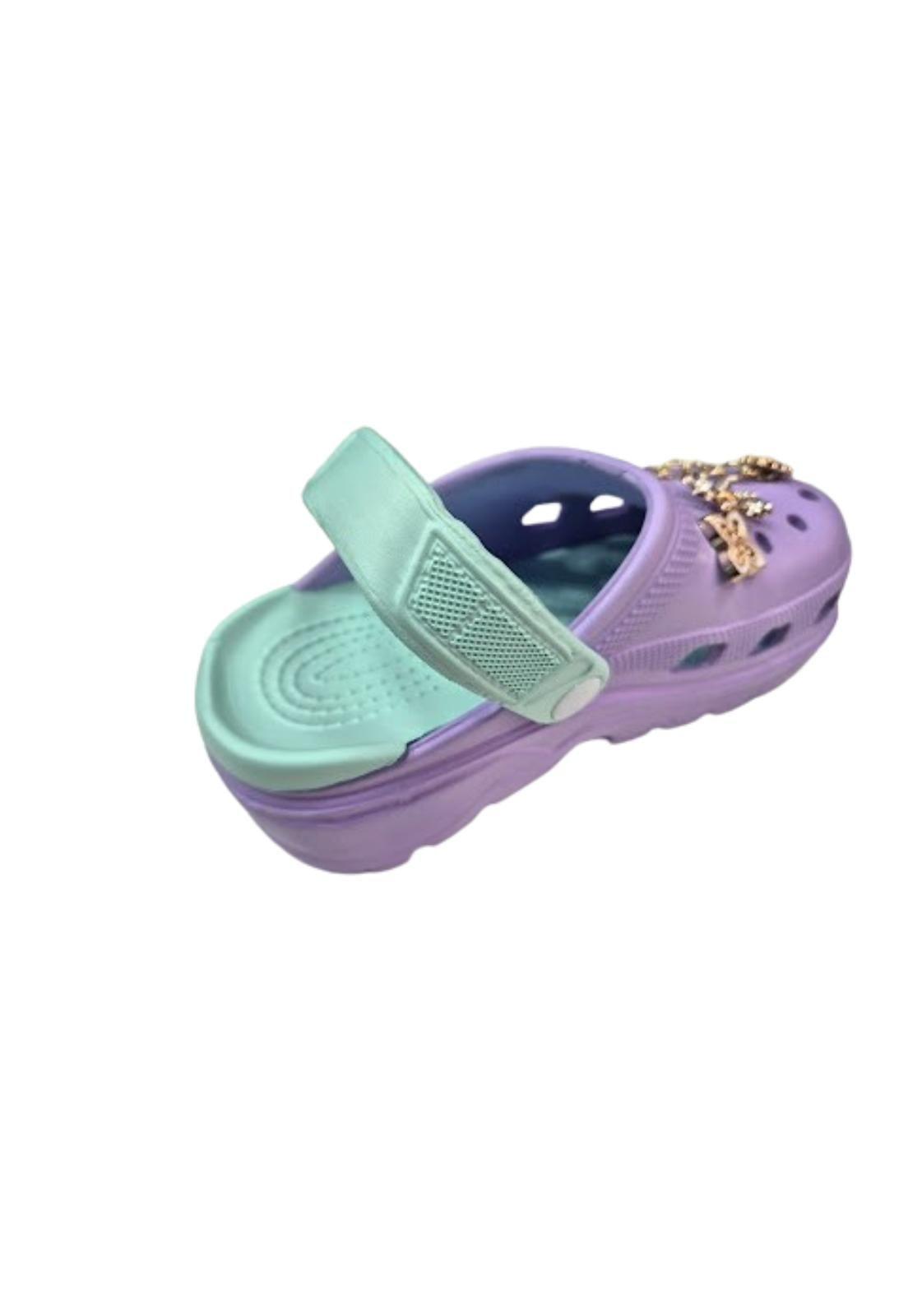 Sandalia Brillante Mujer Morado-1