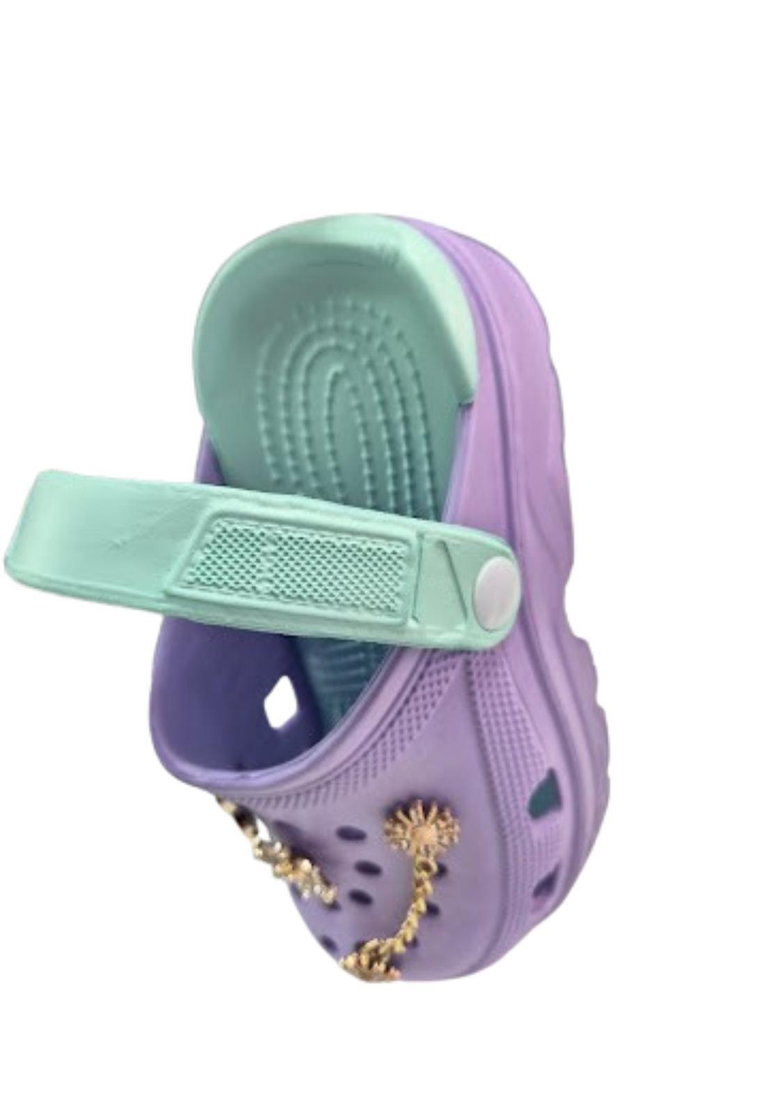 Sandalia Brillante Mujer Morado-2