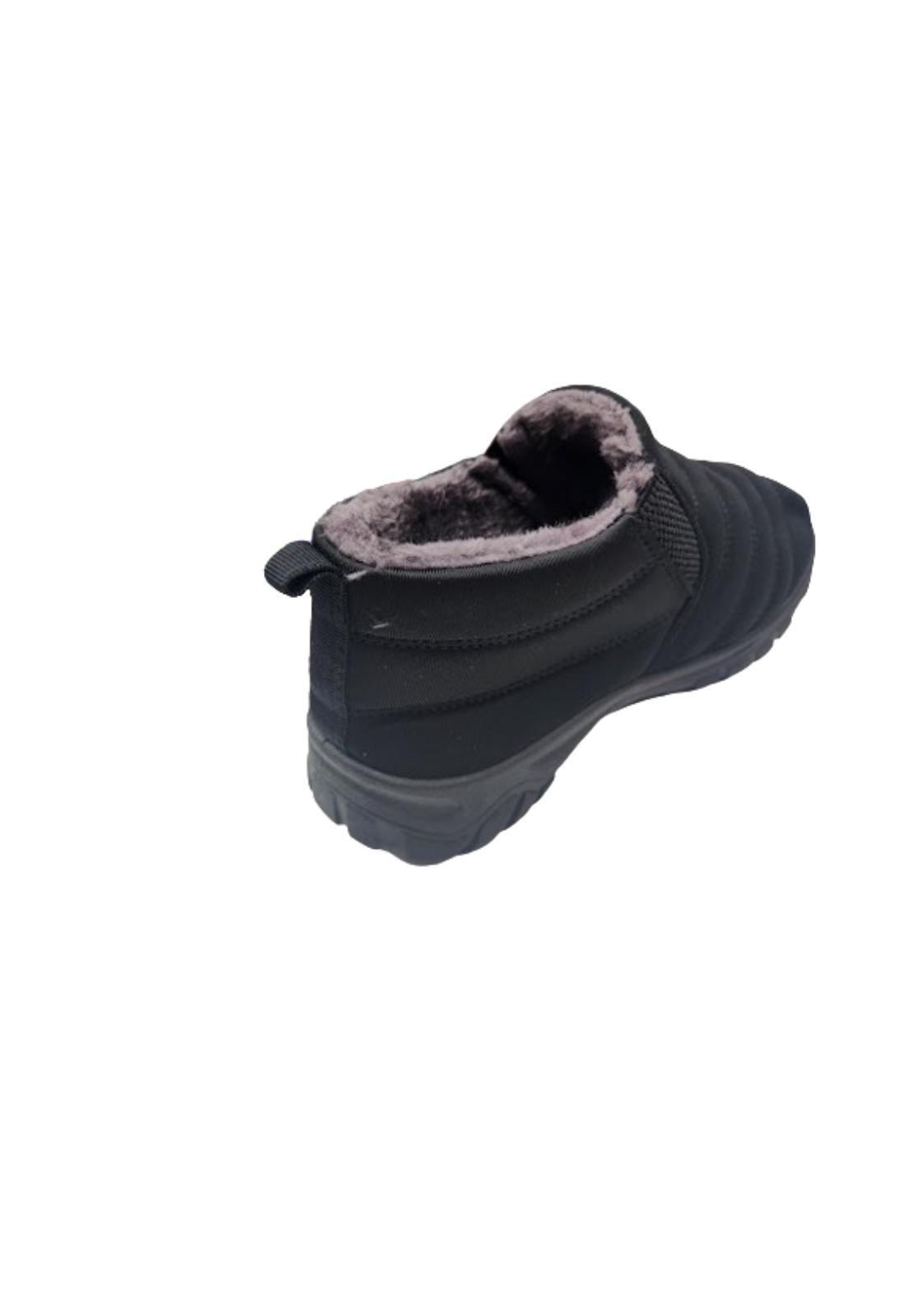 Zapatilla Pantufla Negro Mujer Invierno-1