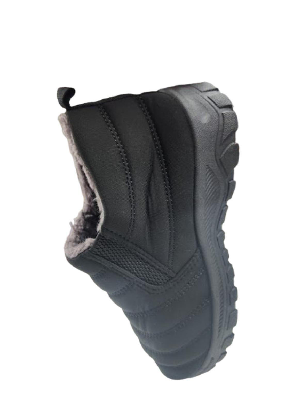 Zapatilla Pantufla Negro Mujer Invierno-3