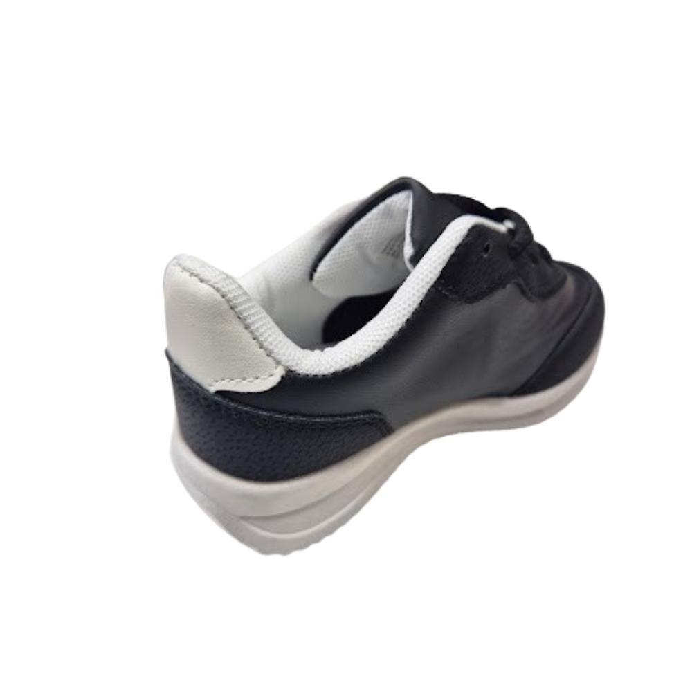 Zapatilla Deportiva Niño Negro Rojo-1