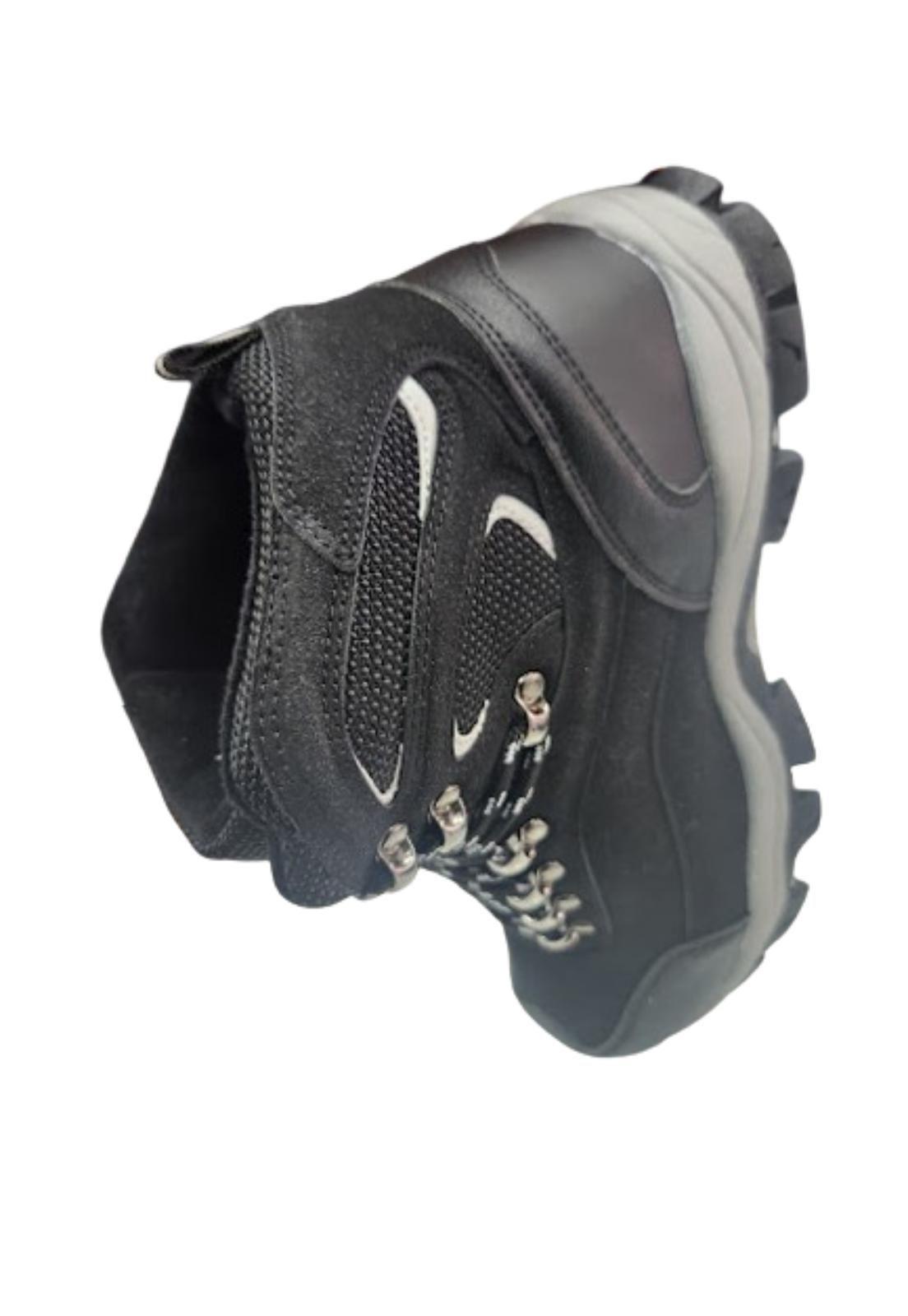 Botín Outdoor Hombre Negro Invierno-2